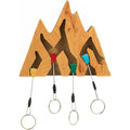 ganci portachiavi legno