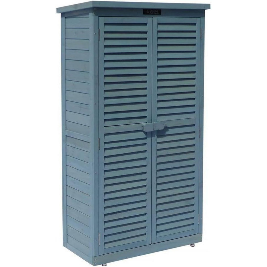 Armadio Armadio da giardino 'Space' - 87 x 46,5 x 160 cm - Blu cielo