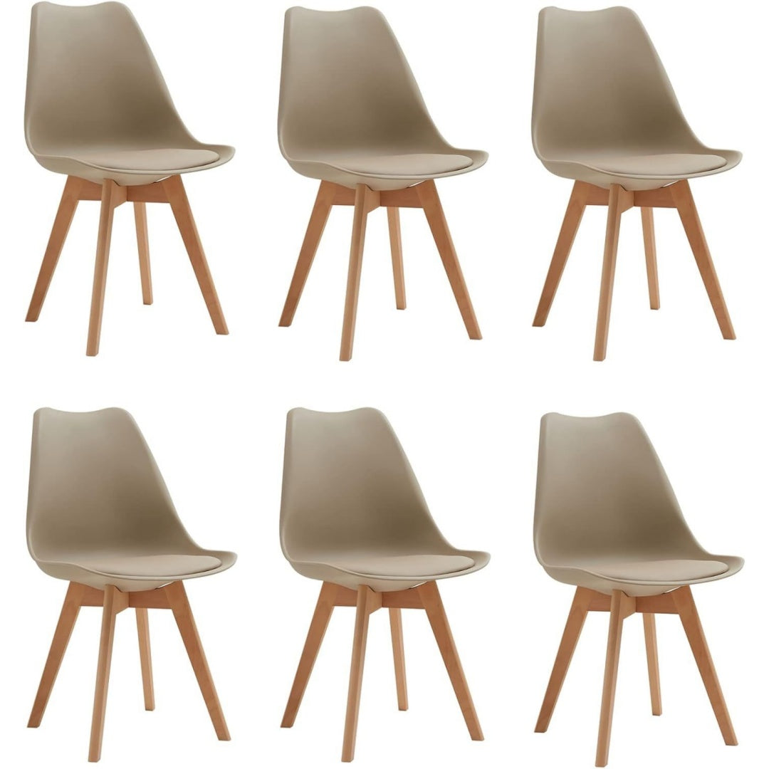 sedie marrone legno di faggio per sala da pranzo letto
