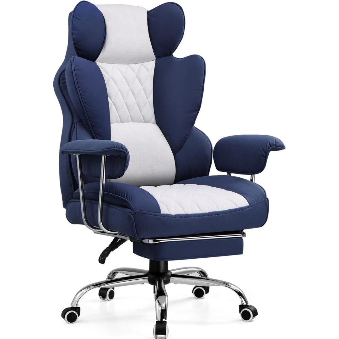 Sedia regolabile in altezza blu