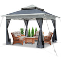 per eventi gazebo grigio