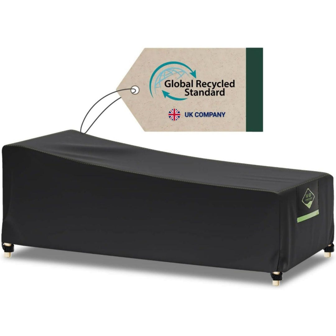 coperture per lettini nero tessuto tecnico