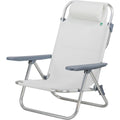 lettini bianco alluminio reclinabile resistente
