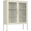 Vetrinette con struttura in acciaio verde 80x38x100 Cm